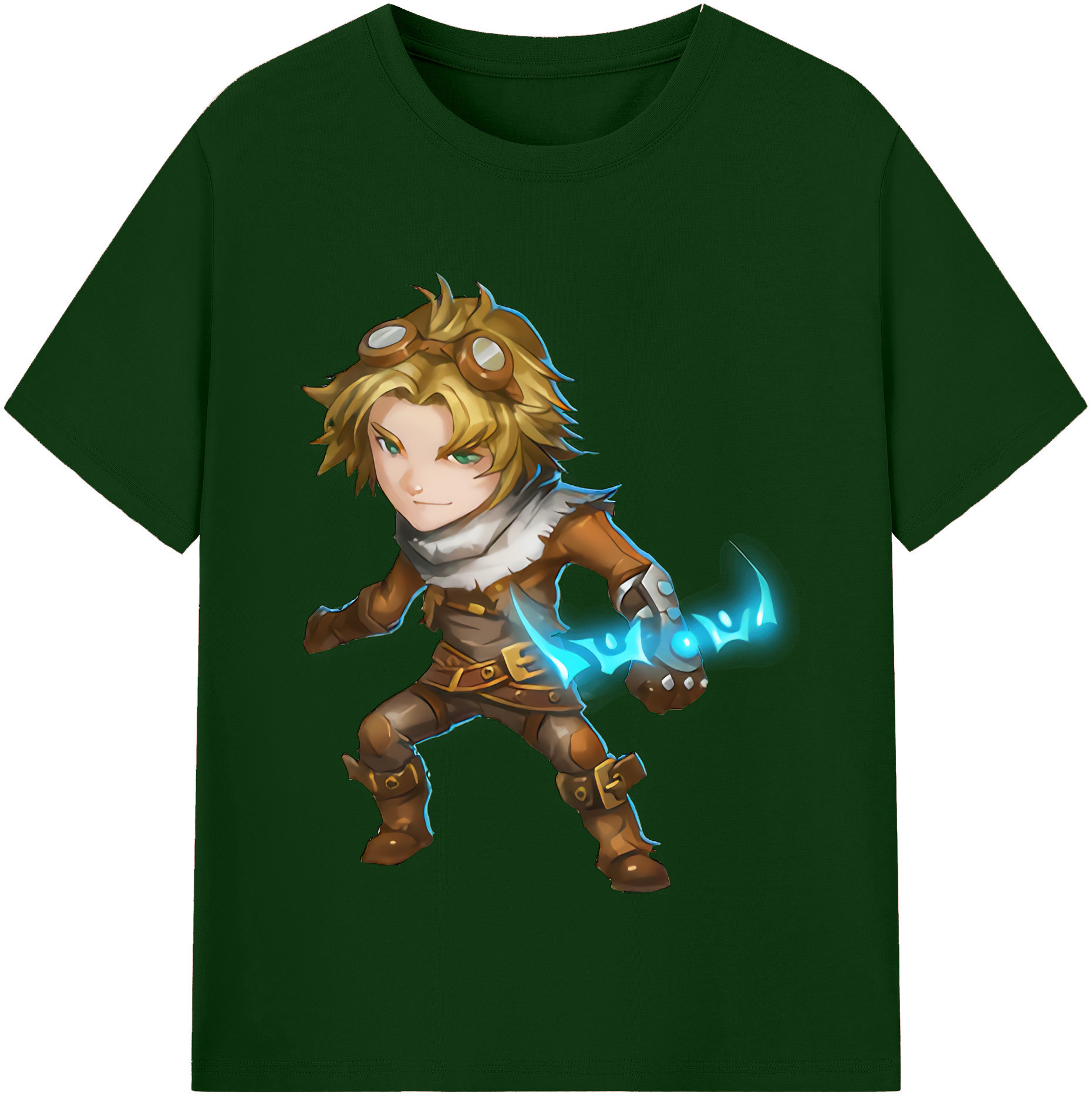 リーグ・オブ・レジェンド League of Legends LOL 綿100％半袖Tシャツ（フロントプリント）